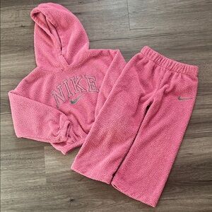 Nike Kids Pink Fleece Joggers